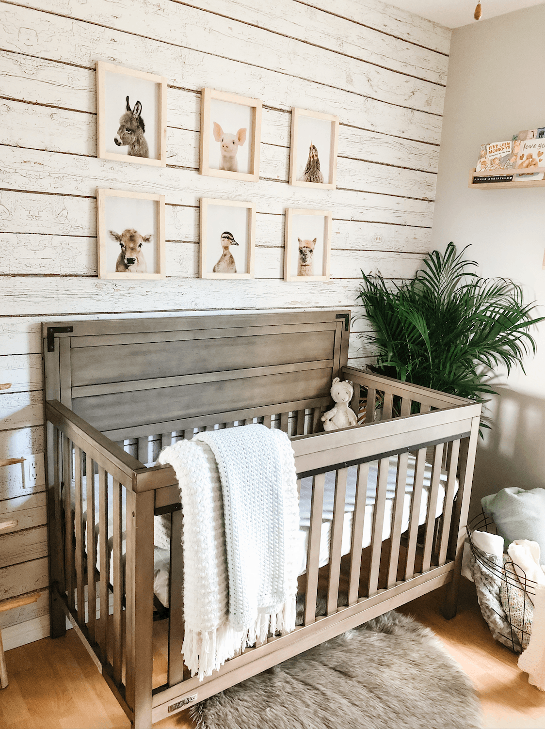 Barn wood wallpaper rustic nursery baby boy rocky mountain decals