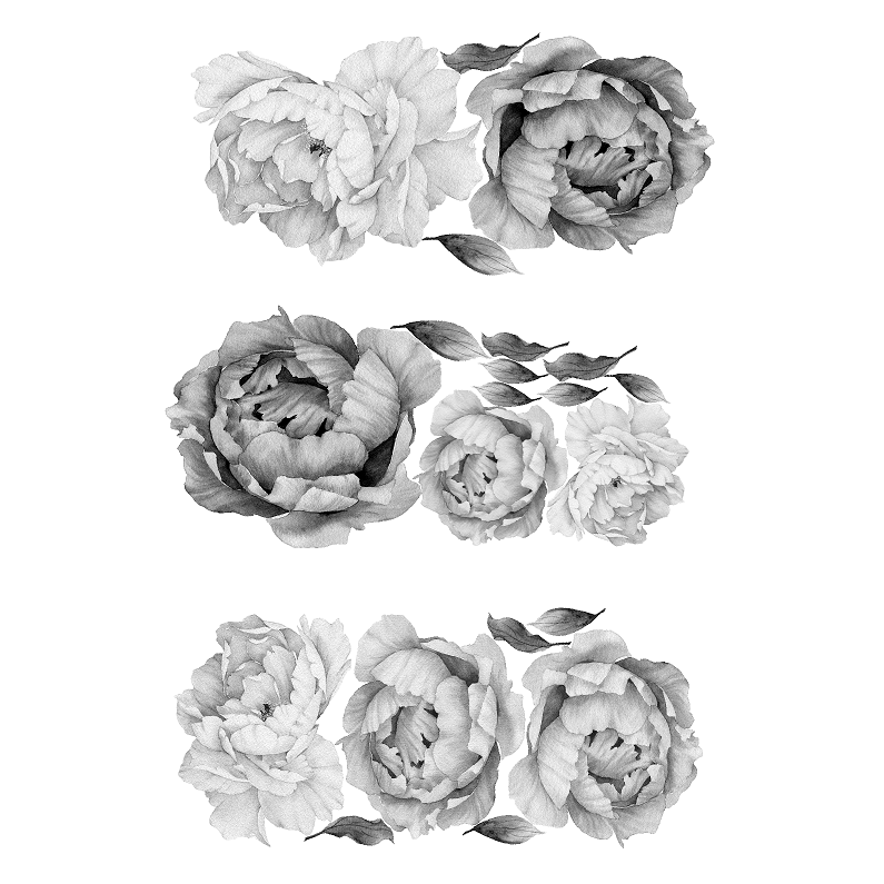 flower wall decals