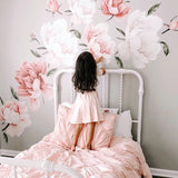 Floral wall decals, floral wall decal, floral decals, floral decal, peel and stick decals, floral wallpaper, floral stickers