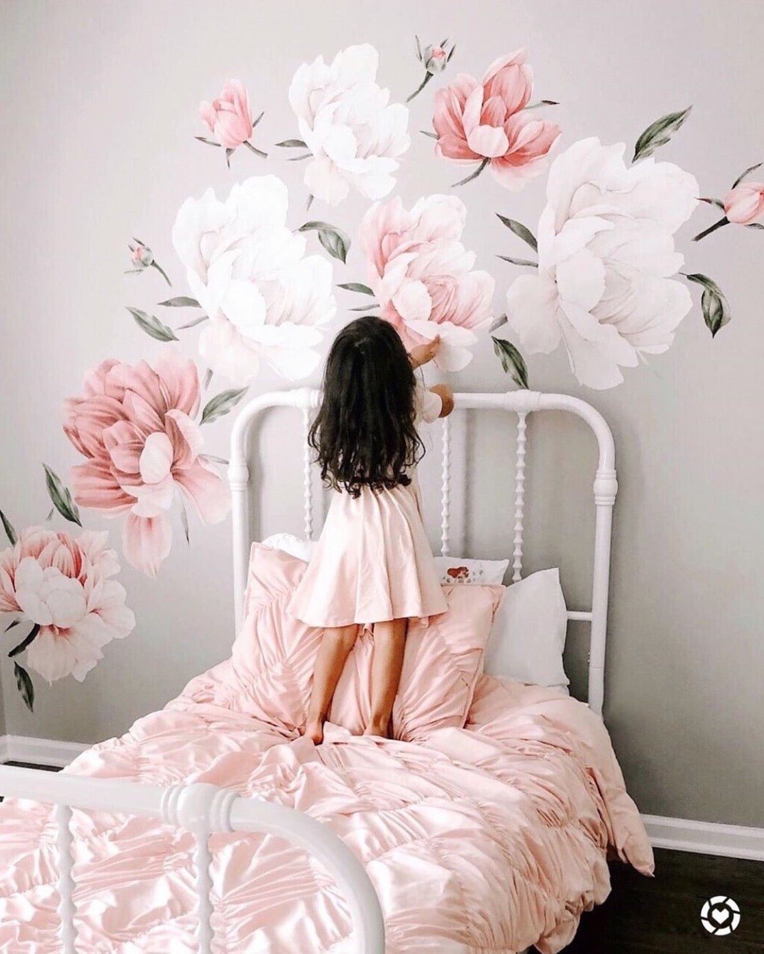 Floral wall decals, floral wall decal, floral decals, floral decal, peel and stick decals, floral wallpaper, floral stickers