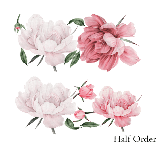 Floral wall decals, floral wall decal, floral decals, floral decal, peel and stick decals, floral wallpaper for walls