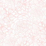 Flower wallpaper, flower wall paper, wall decoration, floral wallpaper, flower removable wallpaper, pink wallpaper, blush