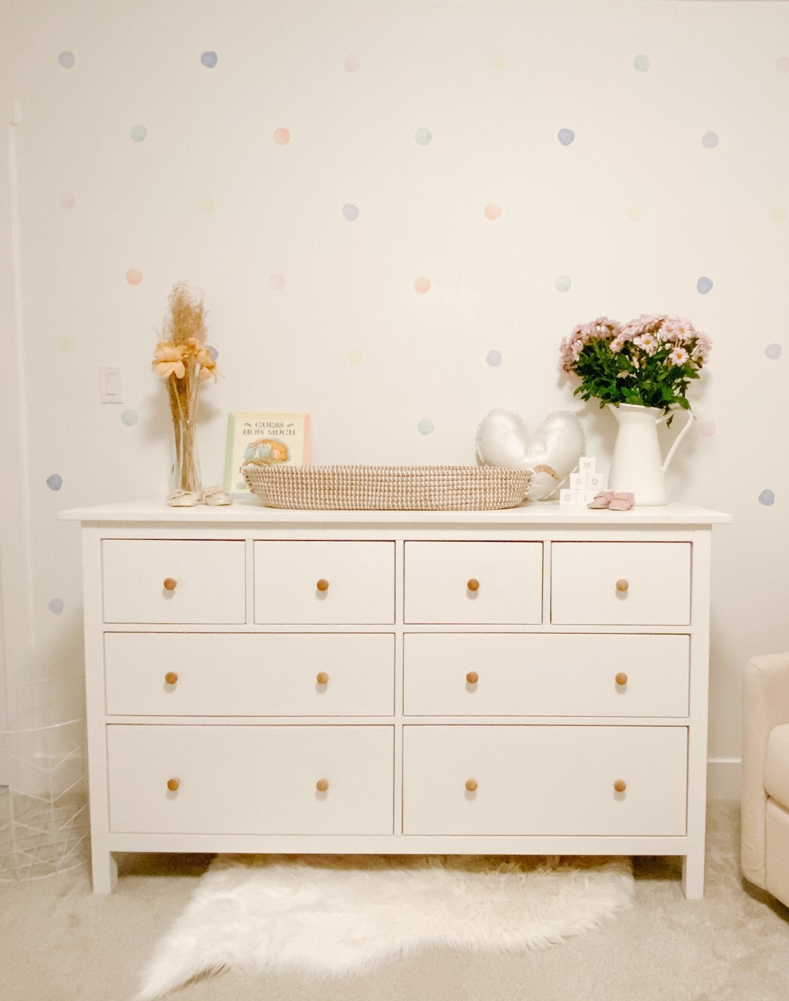 Candy Store Watercolor Wall Dots, Kids Wall Decals, Rocky Mountain Decals