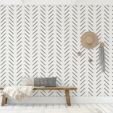 Herringbone Wallpaper Chevron Wallpaper Zig Zag Wallpaper Removable Wallpaper Scandi Wallpaper Minimalist Wallpaper Modern, Playroom wallpaper, kids wallpaper