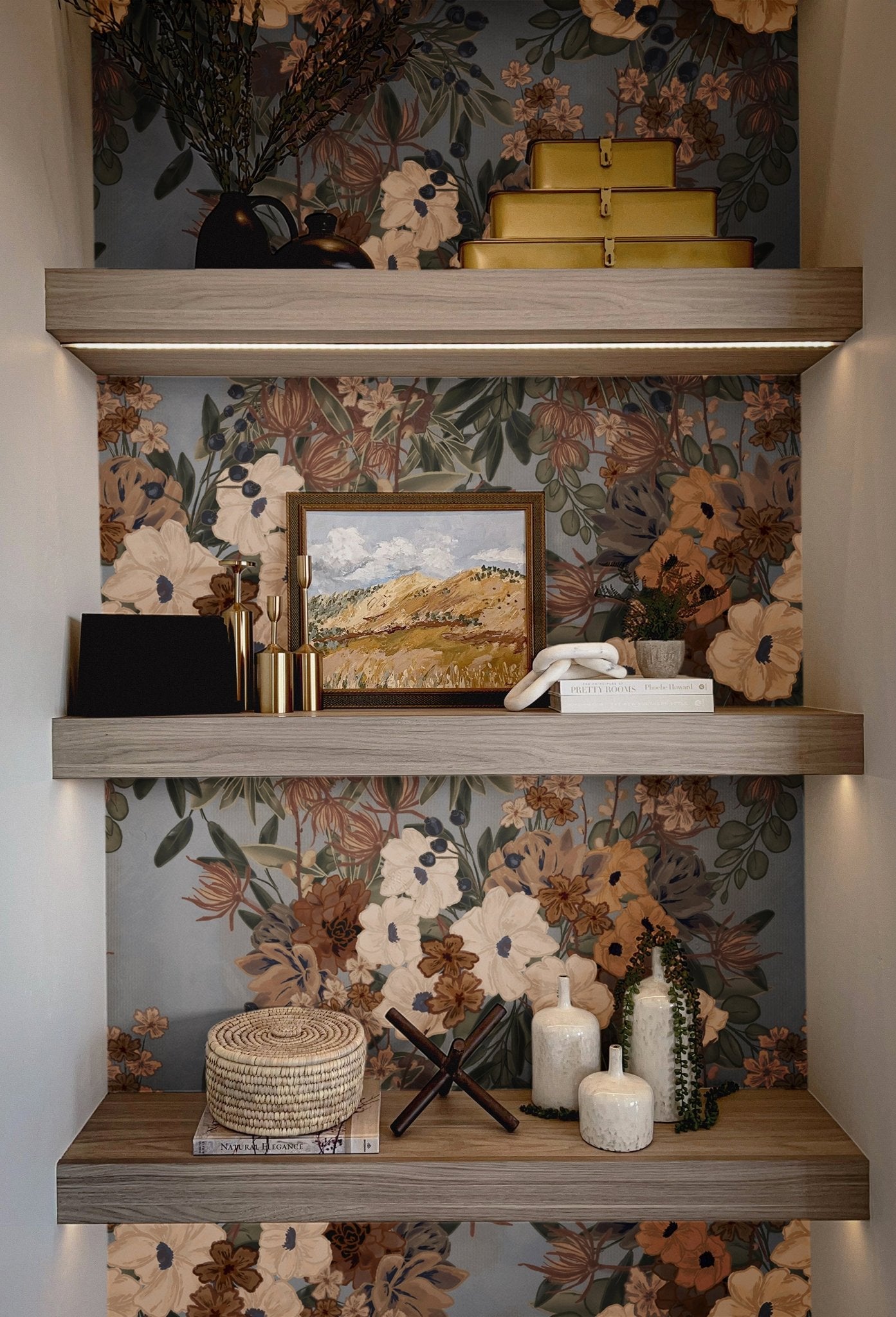 classic wallpaper, removable and peel and stick