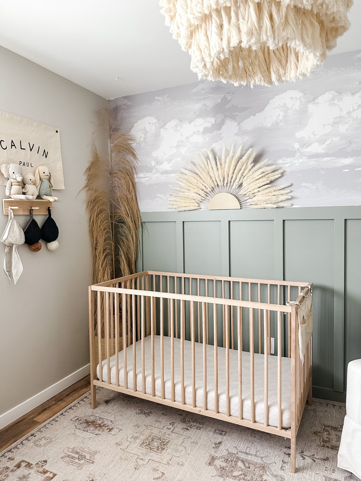 Cloudy Sky Peel and Stick Wallpaper