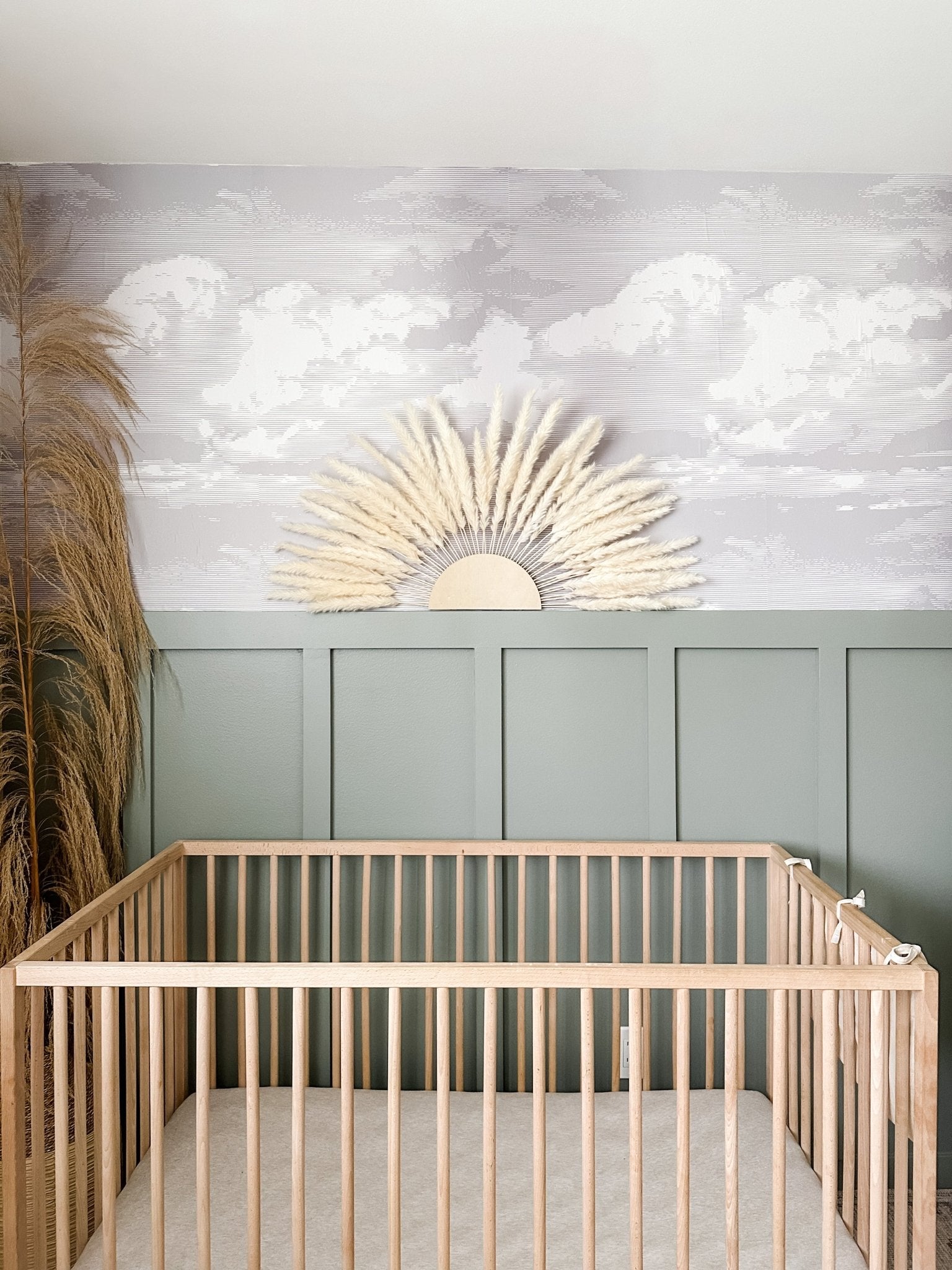 Cloudy Sky Peel and Stick Wallpaper