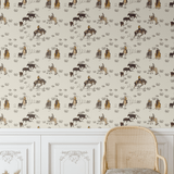 western wallpaper with cowboys