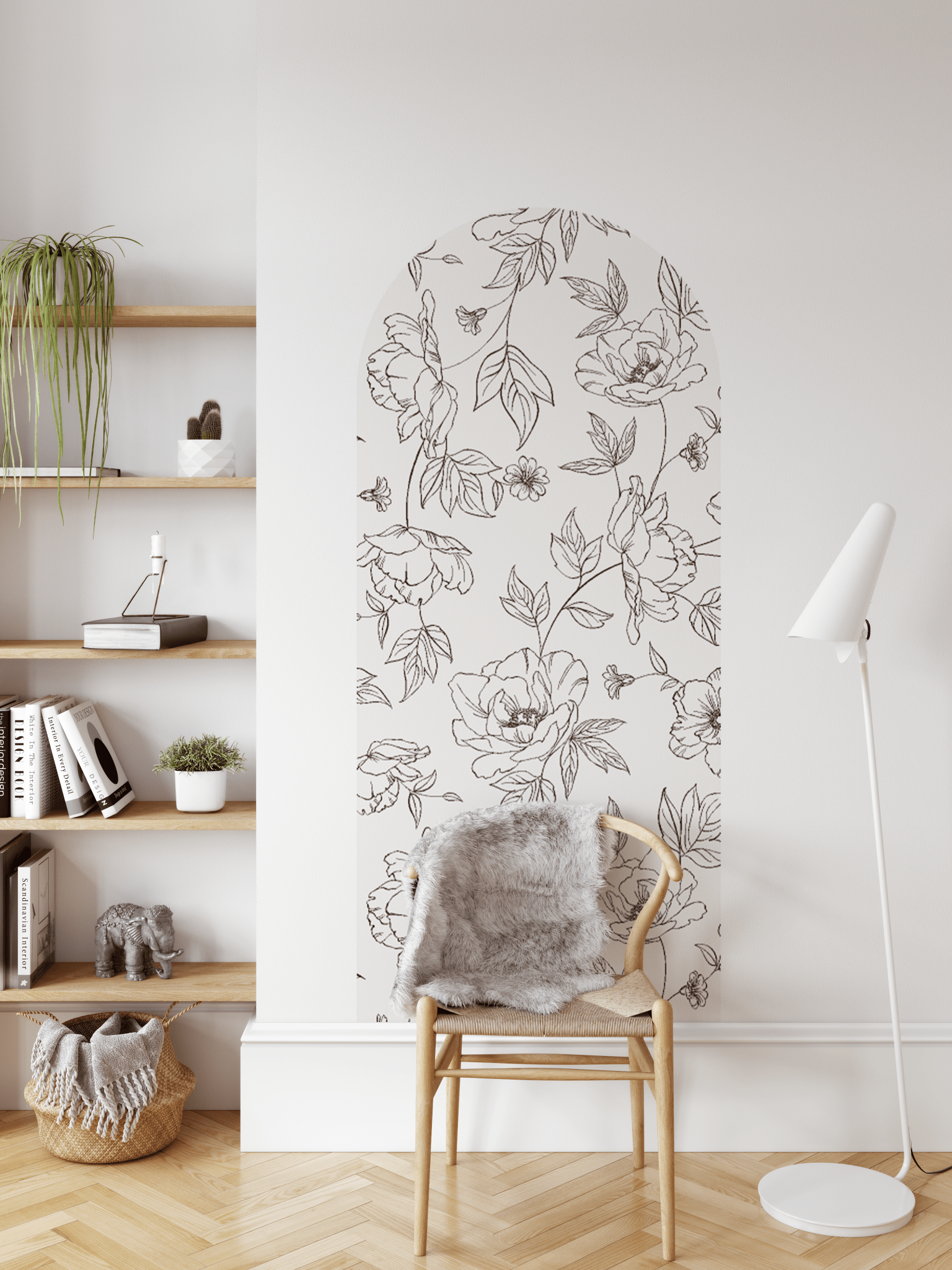 Custom Design Skinny Arch Wall Stickers