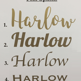 Personalized Childrens Wall Decal - Girls Name Wall Decal - Nursery Wall Decal - Personalized Name Decal - Vinyl Wall Decal