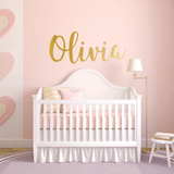 Personalized Childrens Wall Decal - Girls Name Wall Decal - Nursery Wall Decal - Personalized Name Decal - Vinyl Wall Decal
