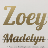 kids name wall decal