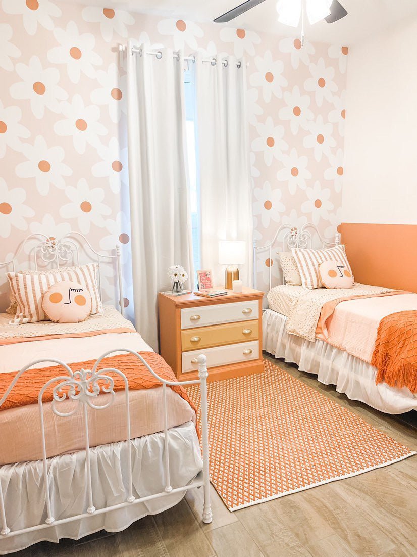 daisy wallpaper peel stick
