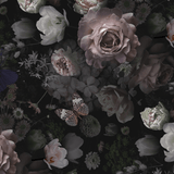 Dutch Dark Floral Wallpaper, peel and stick wallpaper, wallpaper, wall paper, wallpaper peel and stick