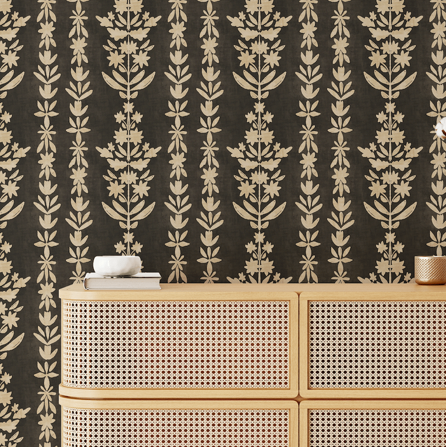 desert peel and stick wall paper, removable, textured, earthy neutral modern