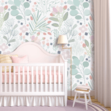 Removable Wallpaper, Floral WAllpaper, Peel and stick Wallpaper, The Country Club Wallpaper, Designer Wallpaper, Wallpapers