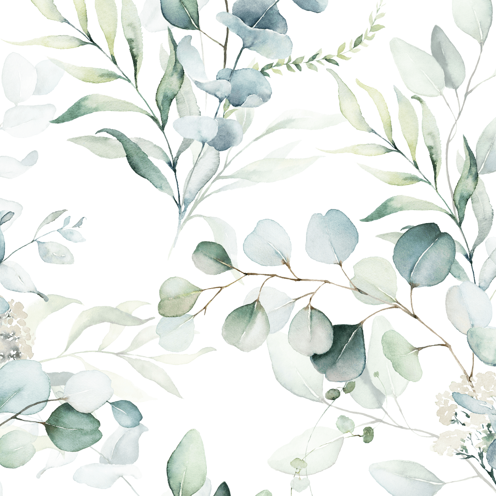 Eucalyptus Dream Wallpaper (Peel & Stick) - Rocky Mountain Decals