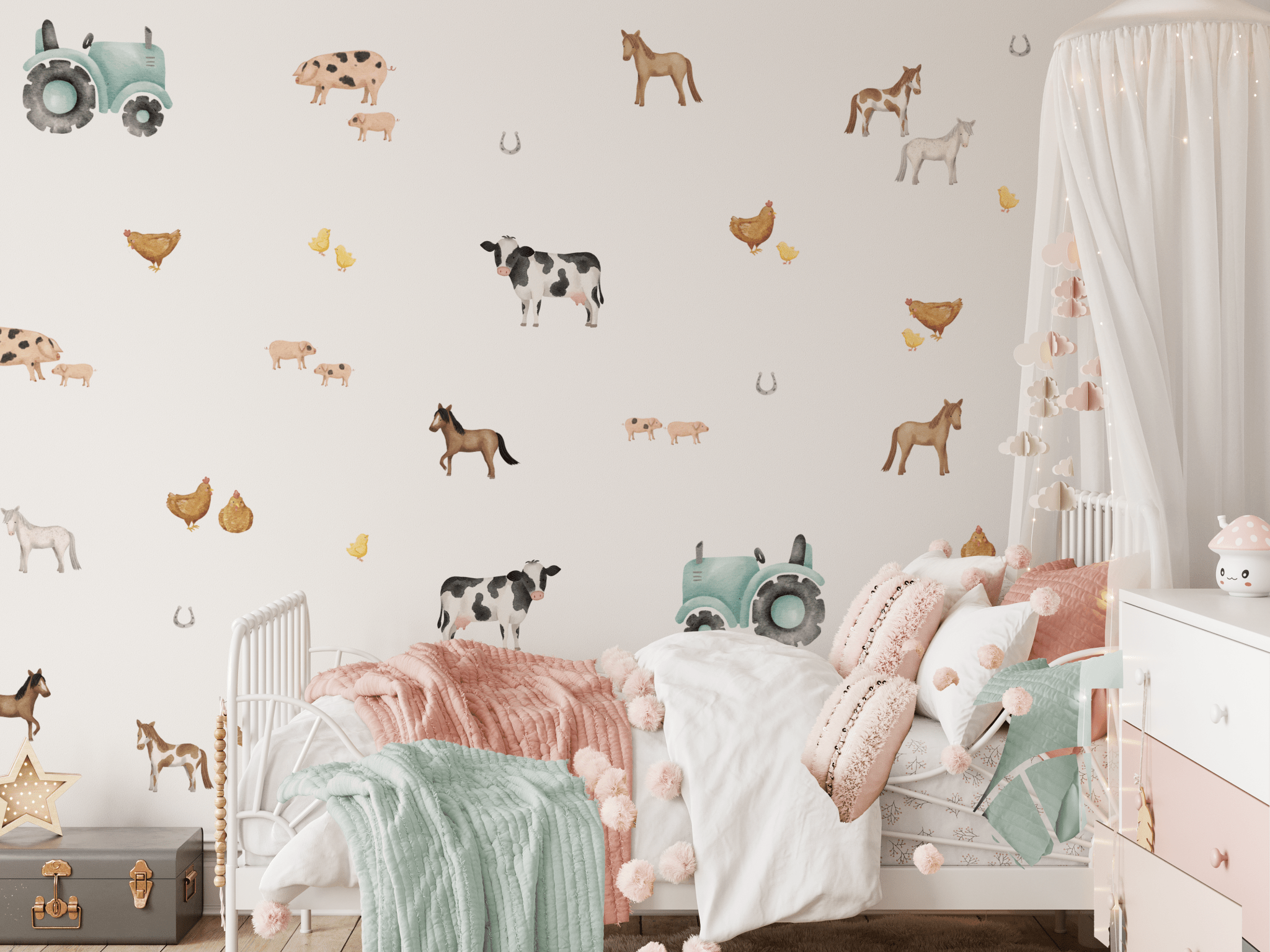 Farm Animal Wall Stickers