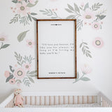 flower wall decals