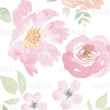 flower wall decals for baby nursery room or kids room