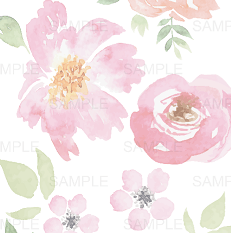 flower wall decals for baby nursery room or kids room