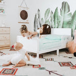 Giant Tropical Leaf Wall Decals in Kids room by Rocky Mountain Decals