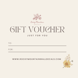 gift card to rocky mountain decals gift voucher