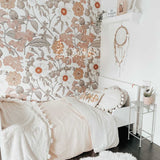 Peel and stick. Peel and stick wallpaper. Removable wallpaper. Modern Wallpaper. Floral Wallpaper. Boho Decor. Wallpapers