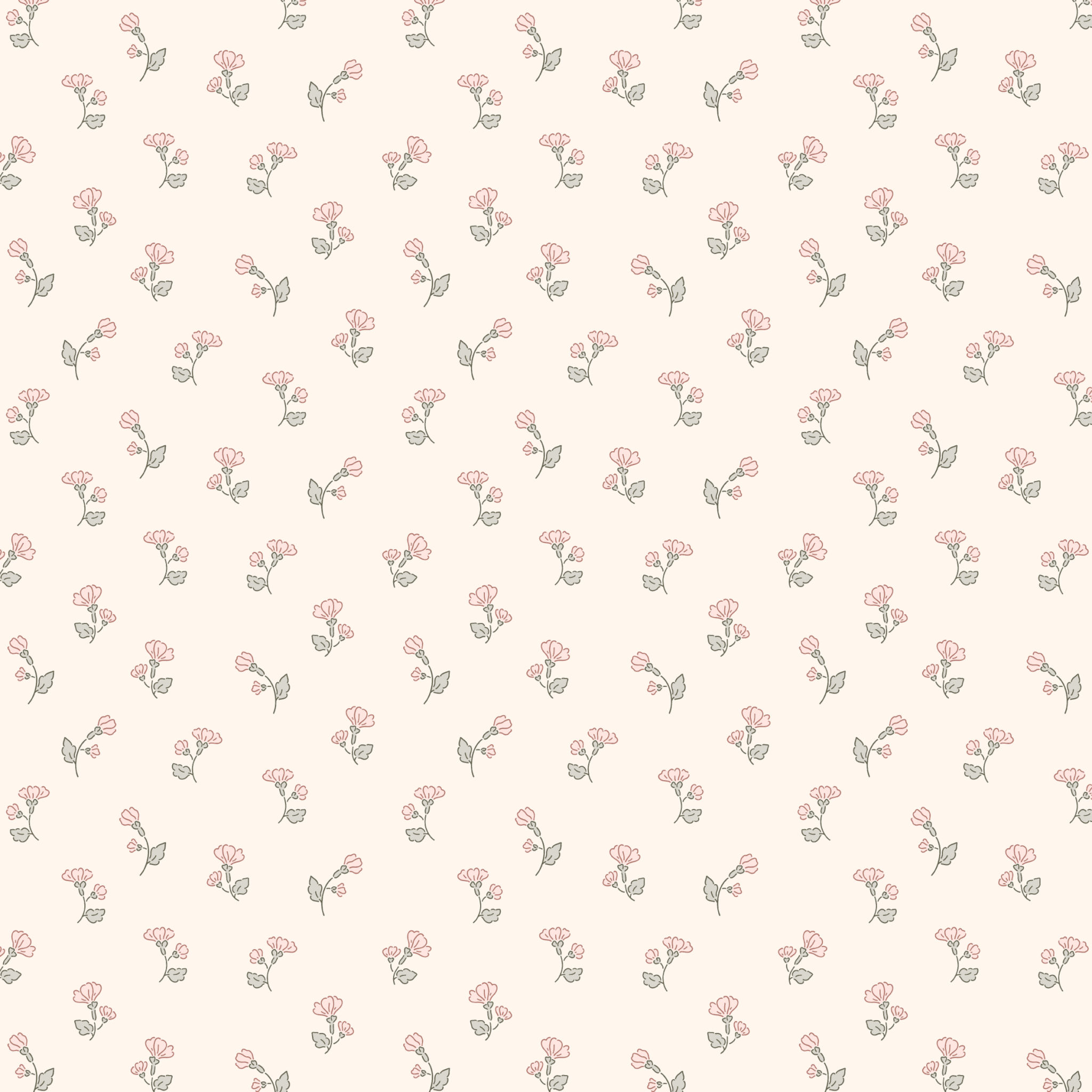 Seamless pink flower wallpaper pattern.