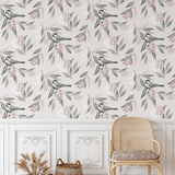 Grey Sparrow Peel and Stick Wallpaper