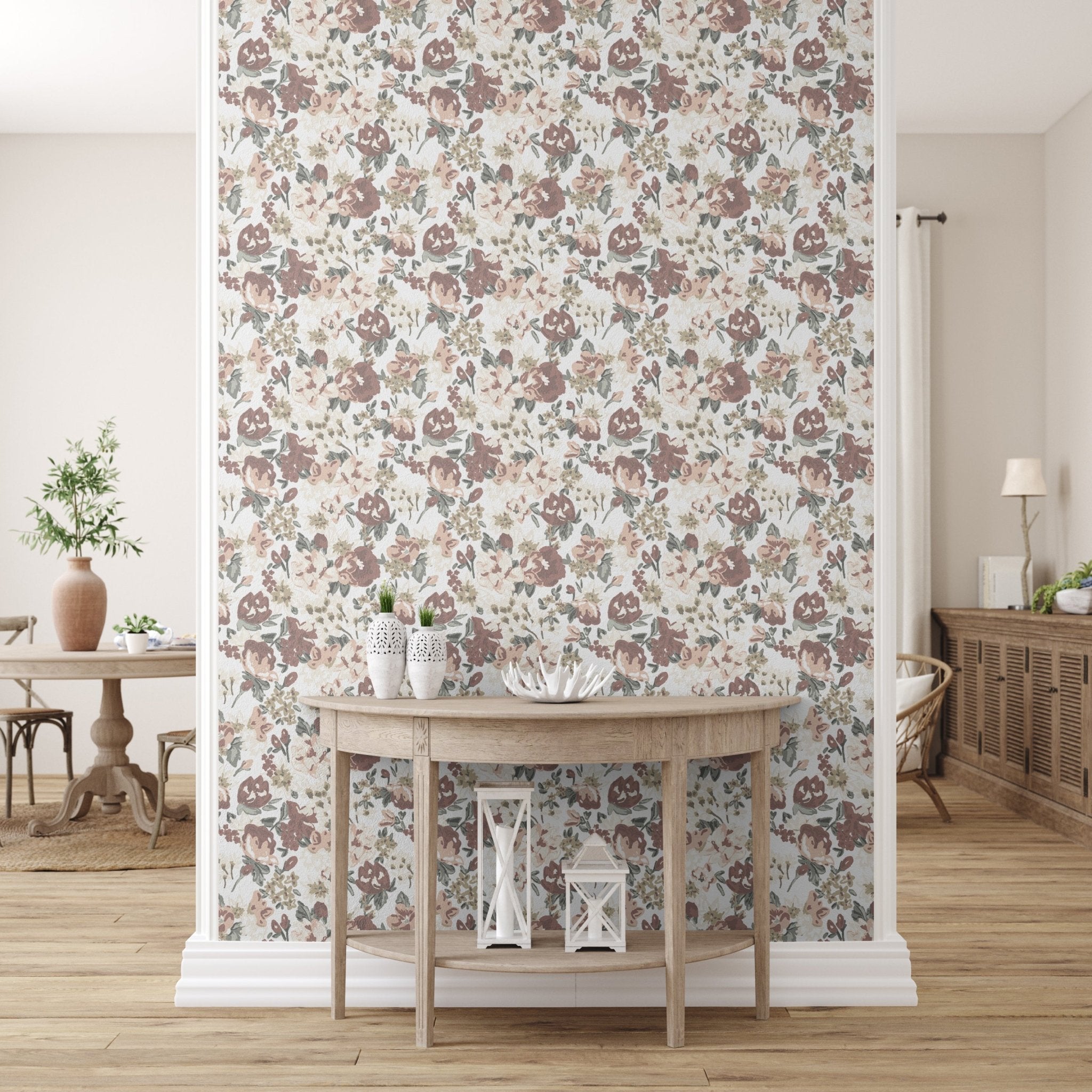 vintage floral wallpaper