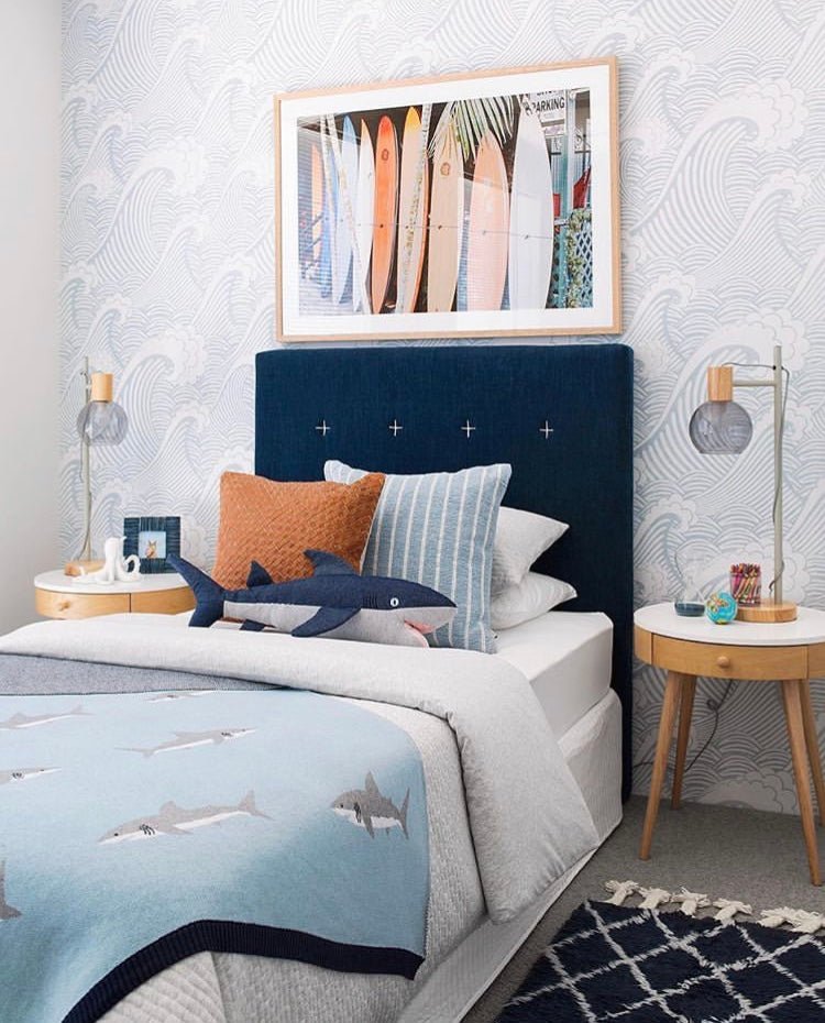 Japanese Wave Wallpaper (Peel & Stick) - Rocky Mountain Decals