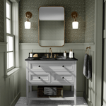 green wallpaper for bathroom