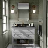 green wallpaper for bathroom