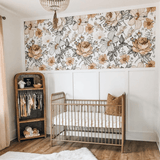 boho wallpaper, removable peel and stick wallpaper, wall paper, wall paper peel and stick, nursery wallpaper