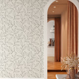Minimal Floral Peel and Stick Wallpaper for Walls, Peel and Stick Removable Wallpaper, Peel and Stick Wall paper, Peel and stick Wallpapers, Peony Wallpaper