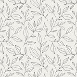 Minimal Floral Peel and Stick Wallpaper
