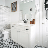 peel and stick wallpaper, bathroom wallpaper