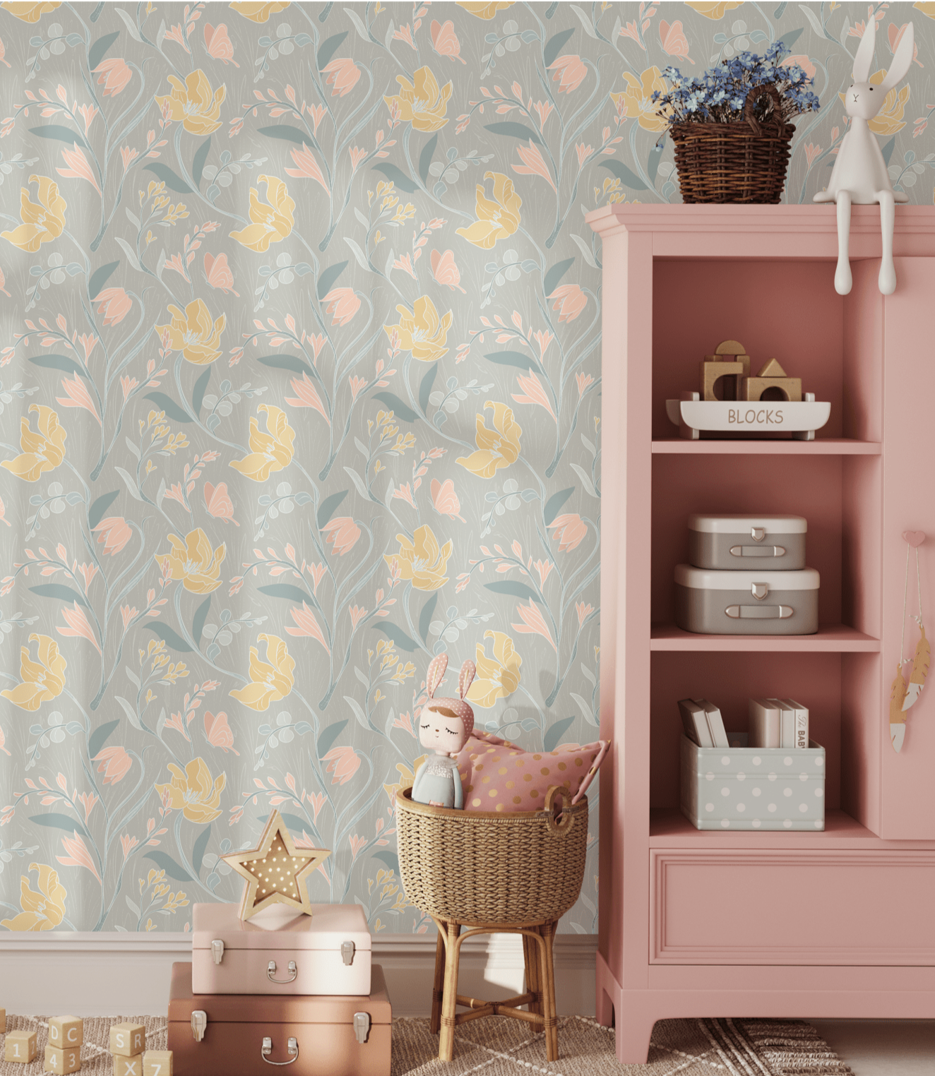 Painter's Garden Peel and Stick Wallpaper