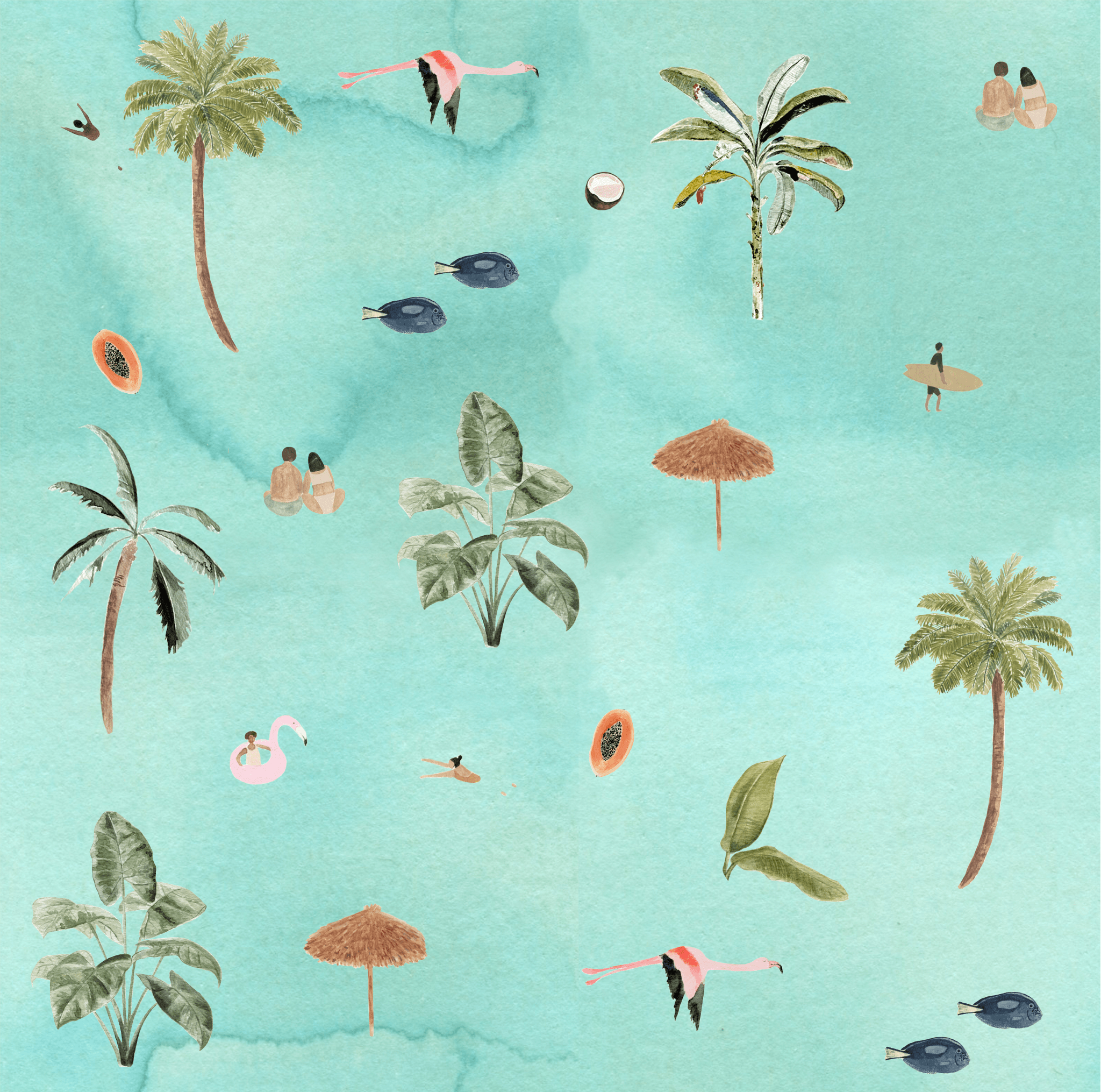 Rhapsody Peel and Stick Wallpaper, Removable Wallpaper, Rocky Mountain Decals