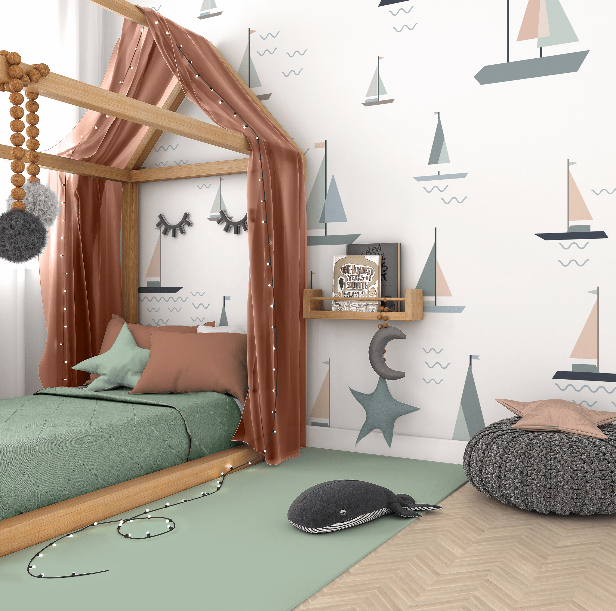 Sailboat Wall Stickers