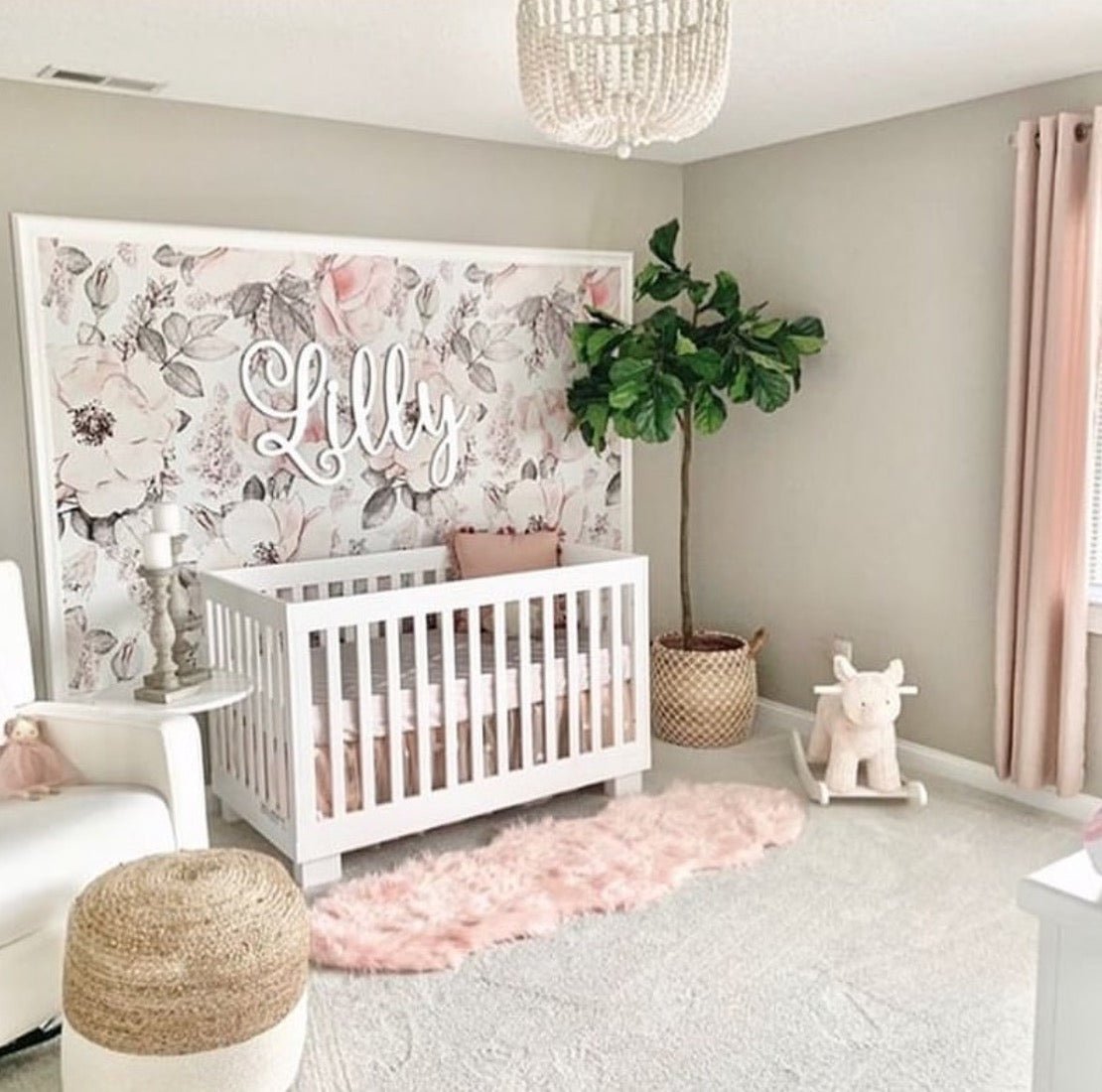 rose wallpaper for walls removable peel and stick wallpaper for baby nursery