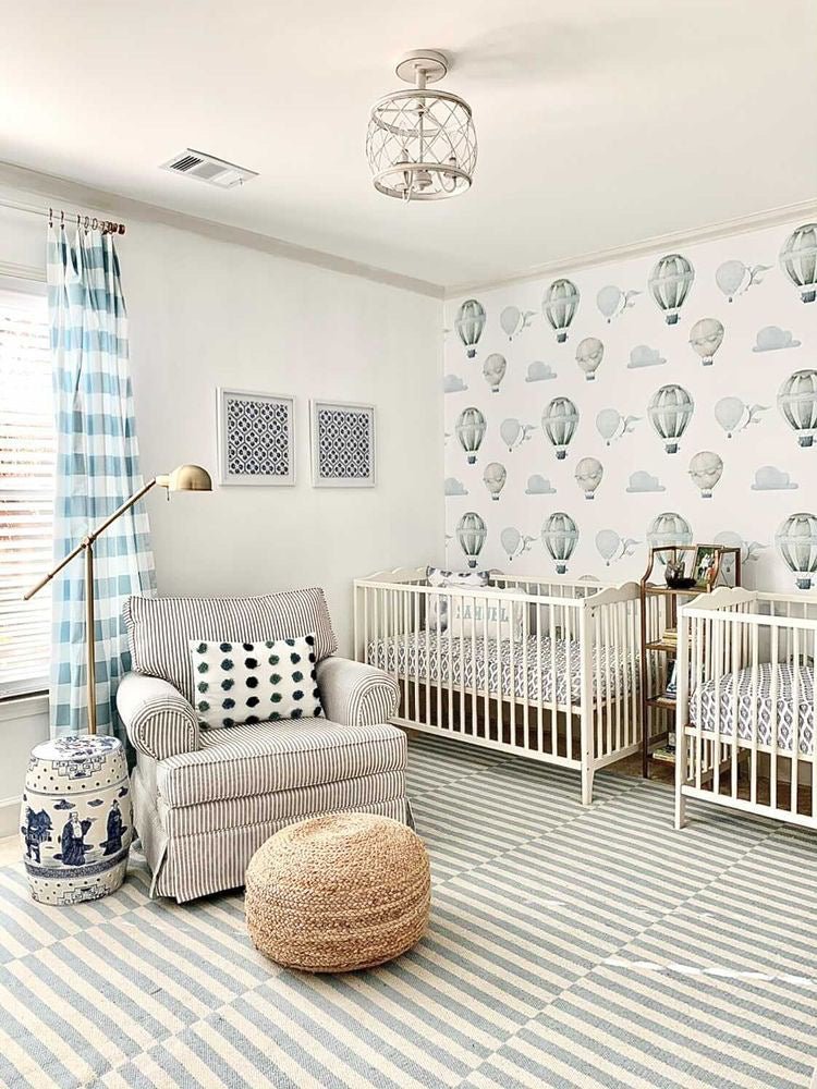 blue wallpaper peel and stick