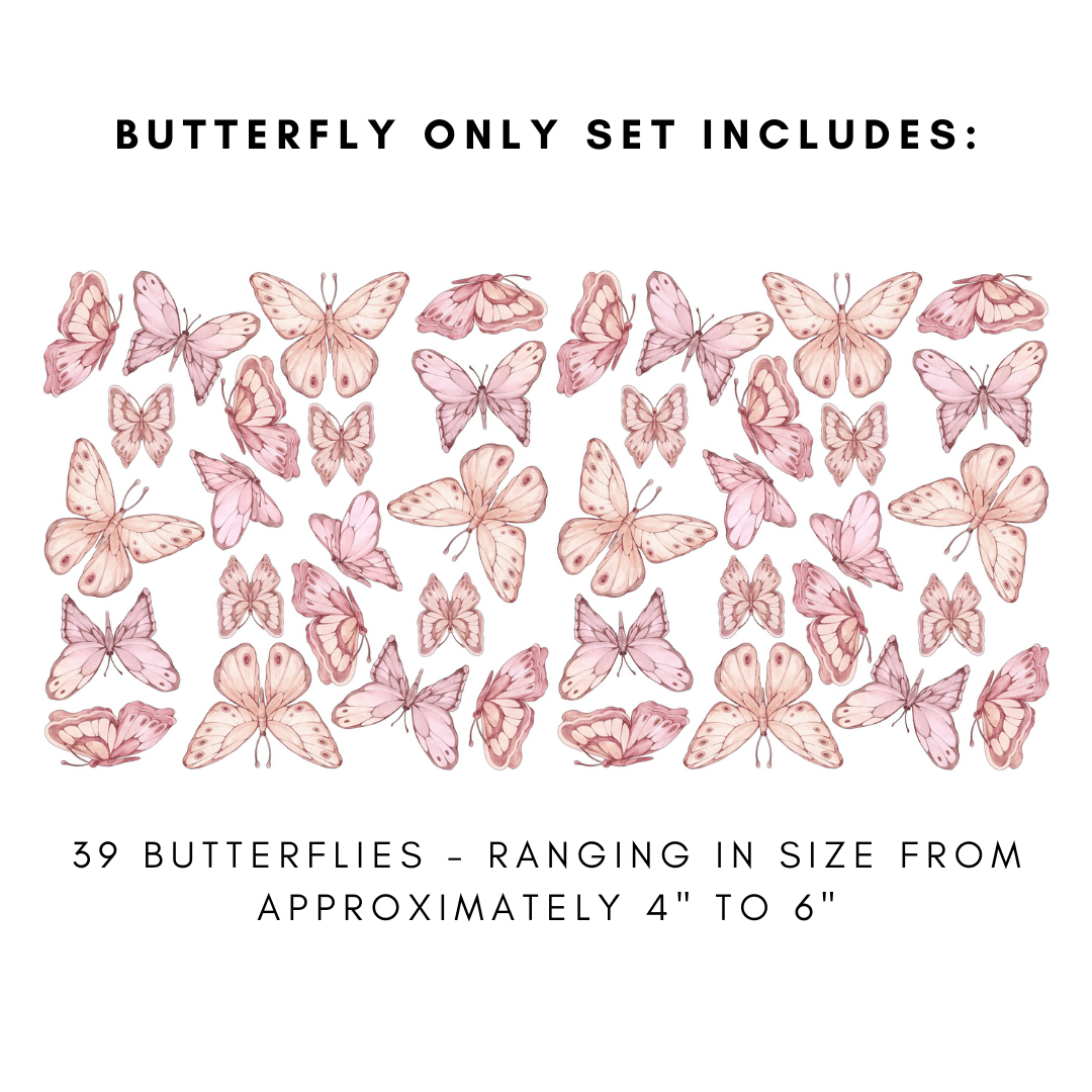 Sunflower and Butterfly Wall Stickers