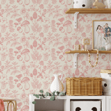 Toadstool Peel and Stick Wallpaper - Self Adhesive, Temporary and Removable