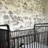 Toile de Jouy Peel and Stick Wallpaper