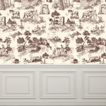 toile de jouy wallpaper, wallpaper, wall paper, peel and stick wallpaper, wallpaper peel and stick