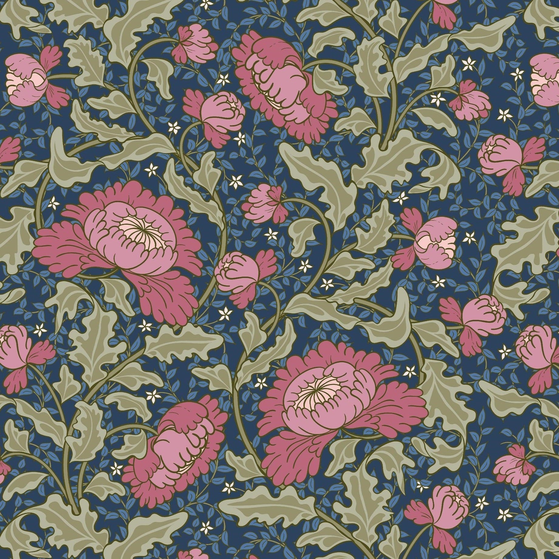 Tulip Peel and Stick Wallpaper