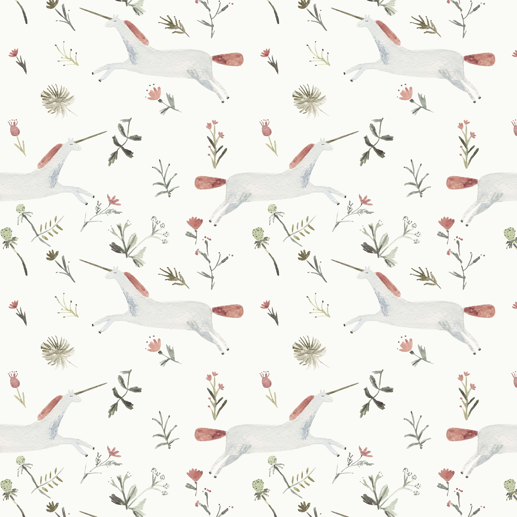 Unicorn Peel and Stick Wallpaper