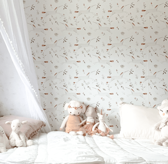 unicorn wallpaper for girls room kids room decor unicorn decor